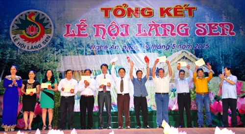 Chương trình của Thừa Thiên Huế đạt Huy chương vàng Liên hoan Tiếng hát Làng Sen 2015
